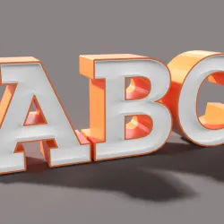 LedBox Font - Alphabet Collection - Letters and number boxes - No. 11