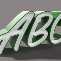 LedBox Font - Alphabet Collection - Letters and number boxes - No. 16