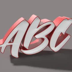 LedBox Font - Alphabet Collection - Letters and number boxes - No. 6
