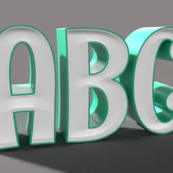LedBox Font - Alphabet Collection - Letters and number boxes - No. 9
