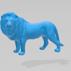 Lion 3D Print STL File 1 Ideal for 3D Printing Collectibles 3D print model