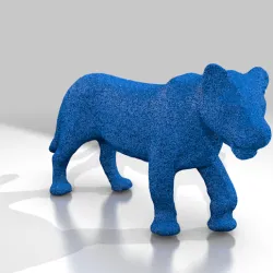 Lion Friend - Female Lion 3D Model