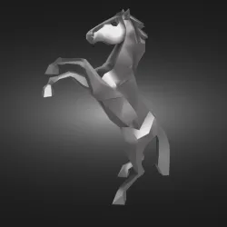 Low-poly Horse