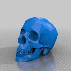 Low Poly Skull