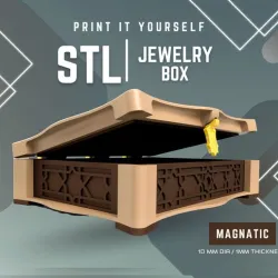 Luxury jewelry box  STL, OBJ Print it yourself