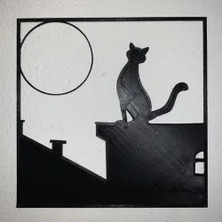 Maybe I get there - the cat and the moon