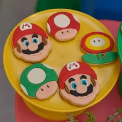 Modular cookie cutter Mario mushroom