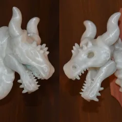 Mounted Dragon Head Trophy