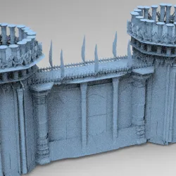 Ornate Elden Celtic Ring Bridge Towers Huge