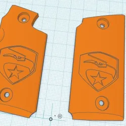 P238 GI JOE Falcon Logo Grip Panels