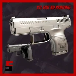 Pistol CZ P-10 SC Prop practice fake training gun