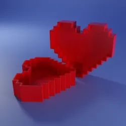 Pixel Heart Box