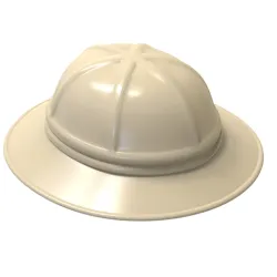 Plastic Safari Cap / Chapeau Safari