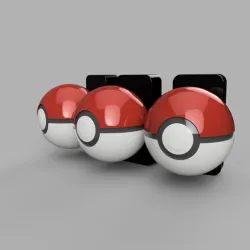 Pokeball Belt balls with sliders