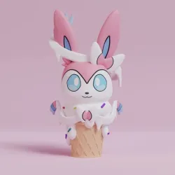 Pokemon - Ice Cream Sylveon