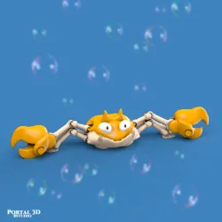 POKÉMON KRABBY ARTICULATED /FLEXI