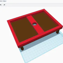 QUARTER BOUNCE TABLE -drinking game