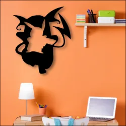 Raichu and Pikachu decorative painting Wall Art