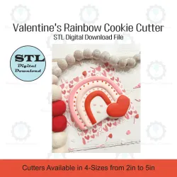 Rainbow Cookie Cutter | STL File