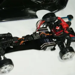 RC Drift Sakura D5 Rubber battery mount