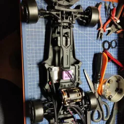 RC Drift Yokomo YD2 YD-2 Z Stealth body mount + esc mount