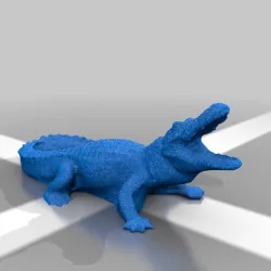 Realistic Alligator 3D Model
