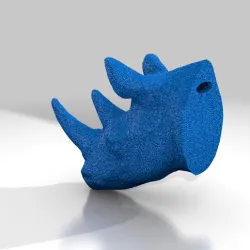 Rhino Head Wall Mount