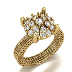 Ring STL 3D Model for Jewelry 3D Printing
