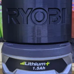 Ryobi ONE+ Battery Wall Mount With Logo