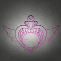 Sailor Moon Heart - Wall Art.