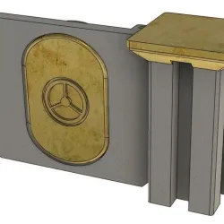 Sci Fi Boarding Action Walls & Hatches Terrain