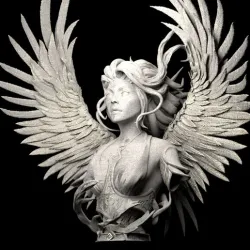 Seraphia MAGICIAN WOMEN BUST - FIGURINE MINIATURES - MAGIC FANTASY