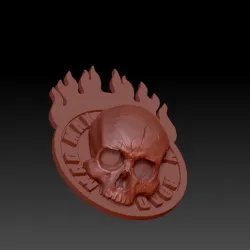 Skull on Mad Max Fury Road