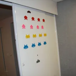 Space Invaders Wall Mount
