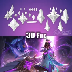 Star Guardian Senna Accessories League of legends Wild Rift STL files