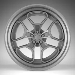 STL WHEEL PORSCHE