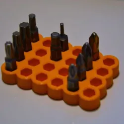 Storage of exagonal tips