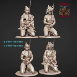 The Crimson Cat - Samurai girl