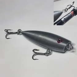 Top Water Popper for Bass Fishing + Fishing hook holder