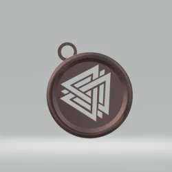 Triangle key ring