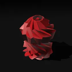 Twisted Flower Vase