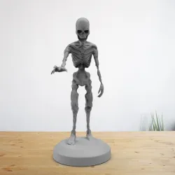 Undead Skeleton 3D Print Figure