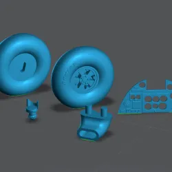 Upgrades for Airfix 1/72 Hurricane Mk 1