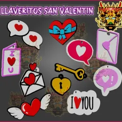 VALENTINE'S DAY KEY CHAINS