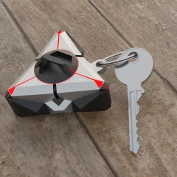 Valorant pump spike key ring