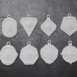 Valorant Ranges Key Rings