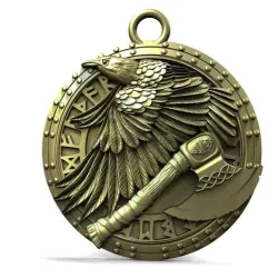 viking crow pendant