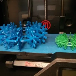 Vortex coil frame (center and sides)