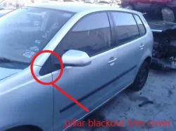 vw polo 2008 pillar trim covers