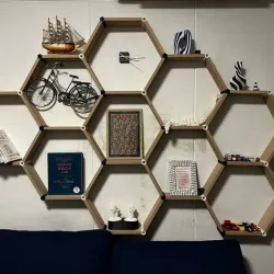 Wall Hex Shelves